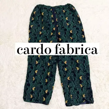 cardo fabrica 자카드 올 패턴 이지 와이드 팬츠