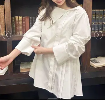 셀포드 25SS 신상 플리츠 디자인 셔츠 블라우스