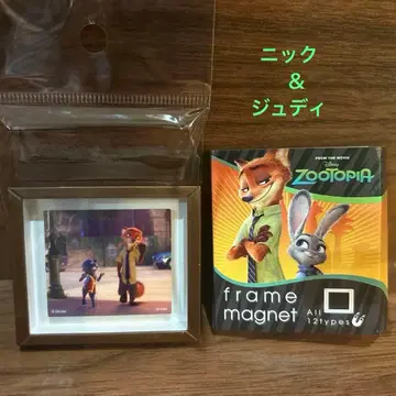 주토피아 프레임 마그넷 닉&주디