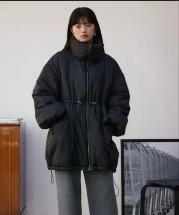 아줄바이마우지 다운 자켓 블랙