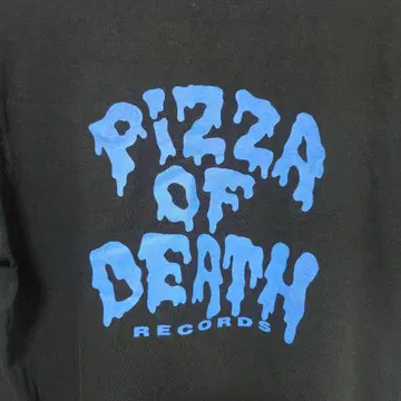 PIZZA OF DEATH ASPARAGUS 티셔츠 L 블랙