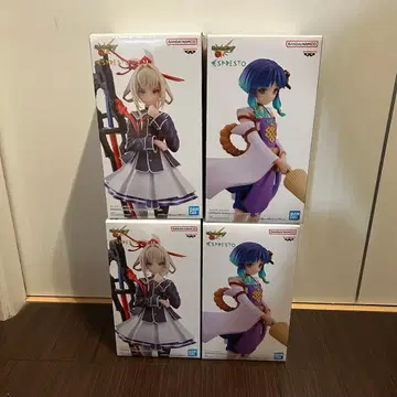 반다이남코 몬스터ESPRESTO 피규어 캐릭터 4체 세트