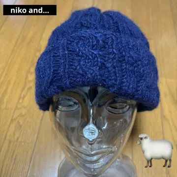 niko and - 니코앤드 네이비 케이블 니트 비니