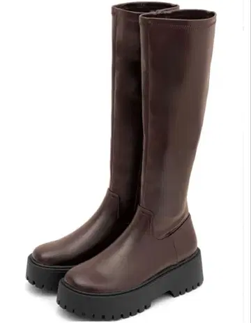 GRL 스트레치 통굽 롱 부츠[zr1283]