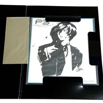 [ 공식품 ] 극장판 페르소나3 한정판 혜택 유키 마코토 색지+필름 세트