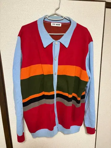 TTT MSW 컬러풀 스트라이프 가디건