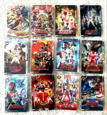 이타쟈가 슈퍼전대 시리즈 묶음 판매 12장