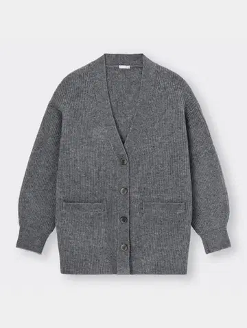 미사용 GU 지유 퍼피 터치 오버사이즈 가디건 L 사이즈