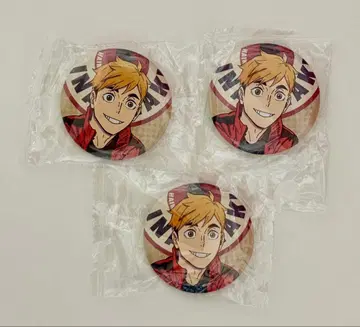 하이큐 점페스 PLAY 가챠가챠 캔뱃지 미야 아츠무 3개 세트