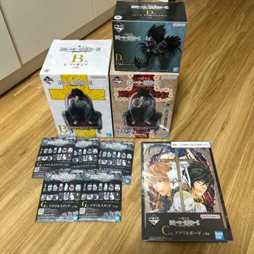 데스노트 제일복권 b 라스트원 류크 아크릴 보드 아크릴 스탠드 세트