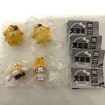 산리오 가챠 덴푸라 피규어 폼폼푸딩 마이멜로디 시나모롤