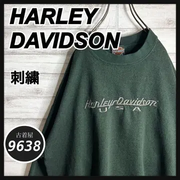 [ 구하기 어려움!! ] 할리데이비슨 자수 빅 루즈 트레이닝복 백 로고