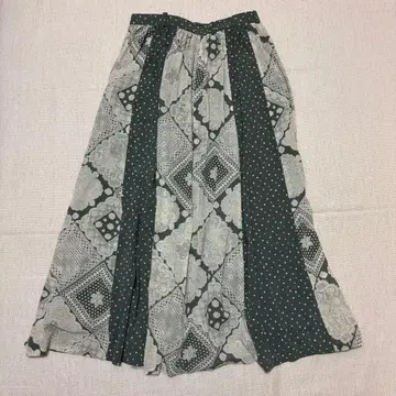 00s 빈티지 플레어 스커트 패널 아카이브 그런지 y2k