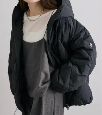 24년 퓨어세신 리사이클 다운 집업 후드 자켓