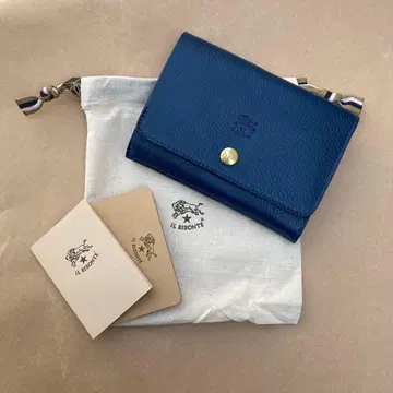 접이식 지갑 미니 지갑 이단 접이식 지갑 코인 케이스 동전 지갑 네이비