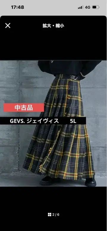 GEVS. 제이비스 플리츠 스커트 5L