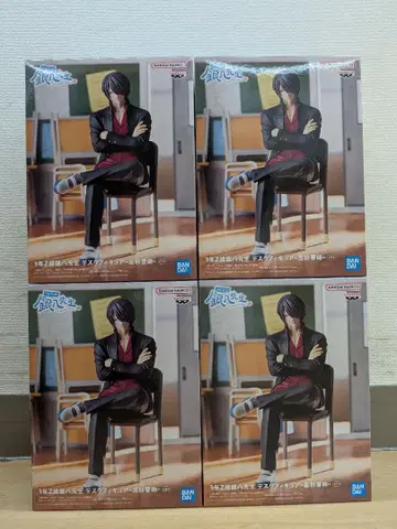 3학년 Z반 긴파치 선생님 데스크 피규어 타카스기 신스케 4개 세트