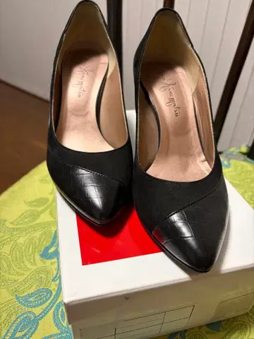 긴자 카네마츠 블랙 하이힐