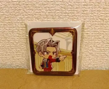 역전재판 역전검사 미니 캐릭터 캔뱃지 미츠루기 레이지 과거 의상