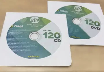 ZUMBA 댄스 줌바 120 최신 버전 DVD CD 2장