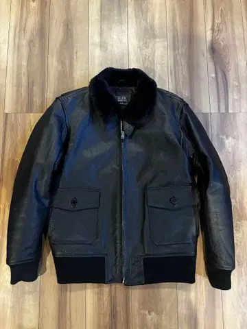 미사용 혼 웍스 G-1 플라이트 자켓 가죽 LL