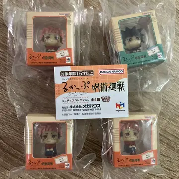 주술회전 룩업 미니어처 컬렉션 이타도리 후시구로 4점 세트