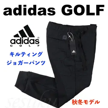 [ S ] 가을/겨울 아디다스 골프 ADICROSS 퀼팅 조거 팬츠 블랙