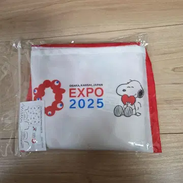 간사이 만박 PEANUTS 콜라보 쇼핑백 L 사이즈