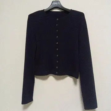 폭시 네이비 가디건