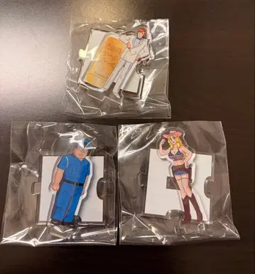 코치카메 게임파크 한정판 가챠가챠 아크릴 스탠드 3개 세트 료츠