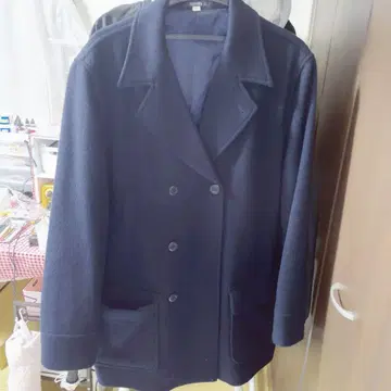 HANAE MORI 울 코트 피 코트