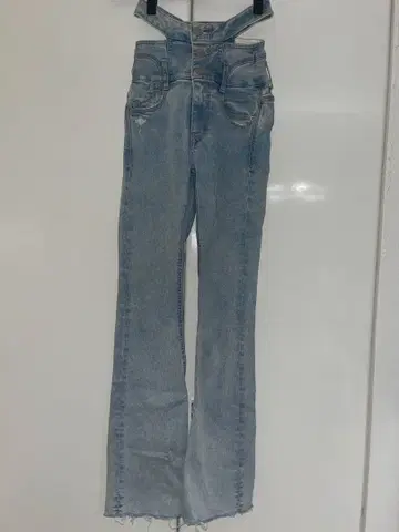 EMODA 사이드 오픈 하이웨스트 플레어 바지