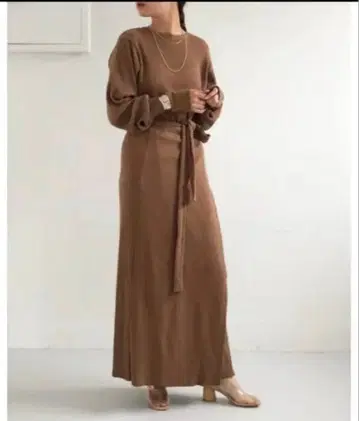 todayful 랩 라운드 리브 드레스 38