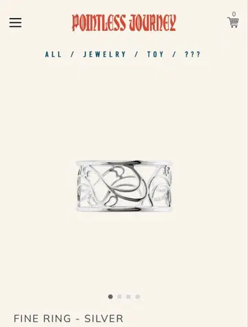 [ POINTLESS JOURNEY ] FINE RING s 사이즈
