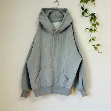 완판템 GRL 그레일 속기모 빅 실루엣 후드 맨투맨 그레이 F