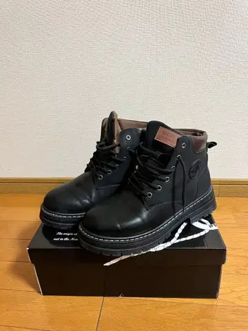 워크 부츠 블랙