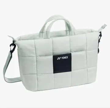 YONEX 퀼팅 숄더백 아이스 그레이 미사용 새상품