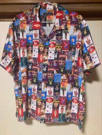 PLAYBOY x FREAK'S STORE 올 패턴 반팔 셔츠 사이즈 S