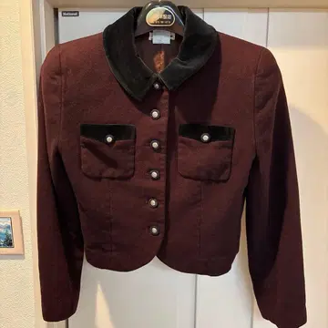 이탈리아제 와인 레드 자켓