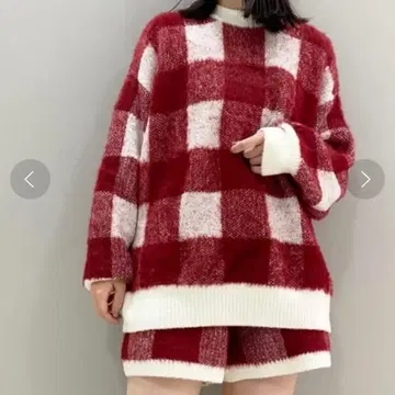 gelato pique / 체크 무늬 룸웨어 세트