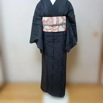 아카시 치지미 기모노 증서 부착