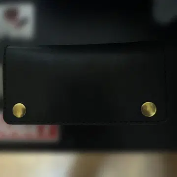 트래커 월렛 블랙 레더 장지갑