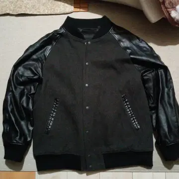 UNIQLO 울 가죽 래글런 슬리브 자켓