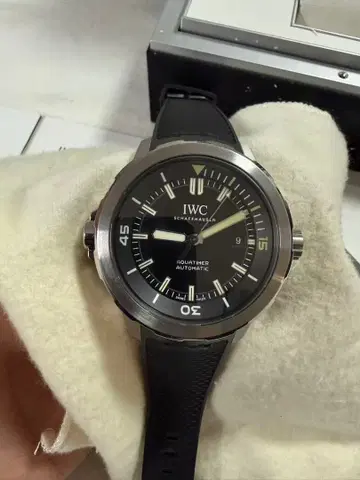 IWC IW329001 아쿠아타이머 데이트 자동 와인딩