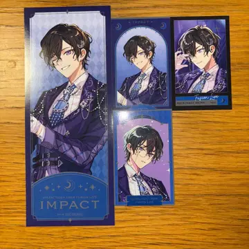 IMPACT 랜덤 포토풍 카드 특전 티켓풍 카드 사계절 나기 아키라