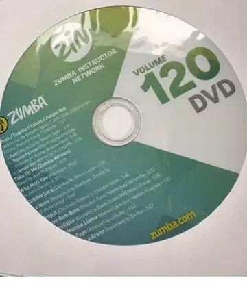ZIN120 zumba DVD