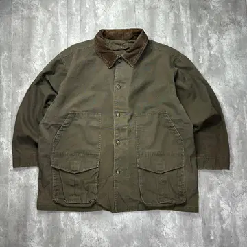 구제 의류 옷깃 코듀로이 헌팅 자켓 카키 XL 상당 6128