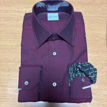 Paul Smith 다크 레드 드레스 셔츠