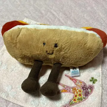 jELLY CAT 핫도그 봉제 인형 런던
