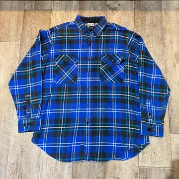초고배색 90s 파이브 브라더 플란넬 셔츠 L